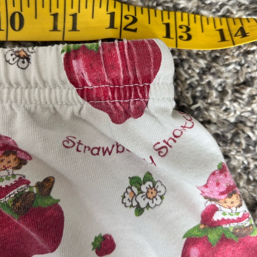 Vintage Gen X Strawberry Shortcake Pajama Pants size XS-S - Picture 5 of 9